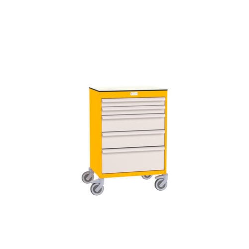 Arbeitsfläche mit Schublade - 1007.11W01 - VILLARD MÉDICAL - auf Rollen