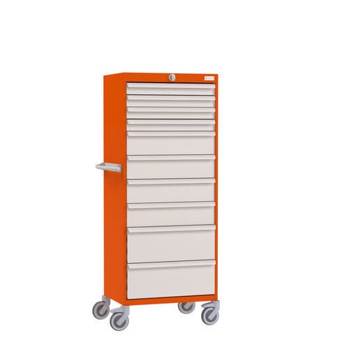 Krankenhausschrank - 1007.02 C01 - VILLARD MÉDICAL - modular / auf Rollen / mit Schublade