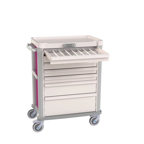 Medizinischer Wagen - Eolis® - VILLARD MÉDICAL - für Kliniken / Medikamente / zur Medikamentenausgabe