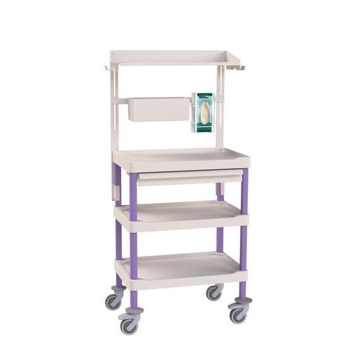Medizinischer Wagen - Eolis® - VILLARD MÉDICAL - für Kliniken / für Transport / Lager