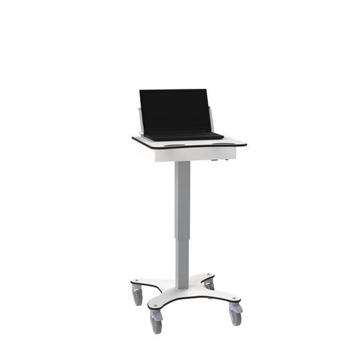 Computerwagen mit Schublade - 340.05 - VILLARD MÉDICAL - höhenverstellbar / gesichert
