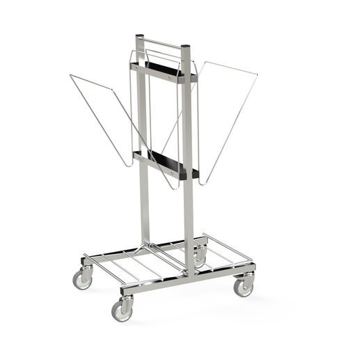Medizinischer Wagen - DRI 50/120 - VILLARD MÉDICAL - für Kliniken / Service / mit Abfalleimer