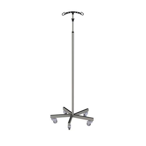 Infusionsständer auf Rollen - 317.44 - VILLARD MÉDICAL - 4 Haken / 2 Haken / Infusionspumpenhalter