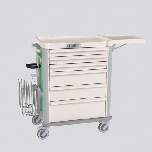 Medizinischer Wagen - Eolis® - VILLARD MÉDICAL - für Kliniken / für Verbrauchsmaterial / für medizinische Geräte