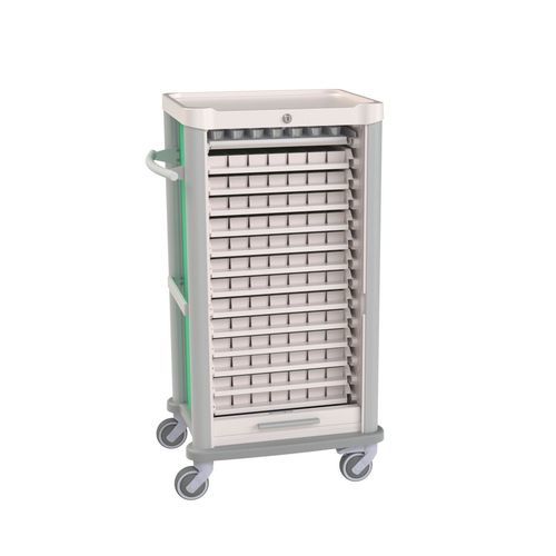 Medizinischer Wagen - Eolis® COMPACT - VILLARD MÉDICAL - für Medikamente / für Transport / Lager