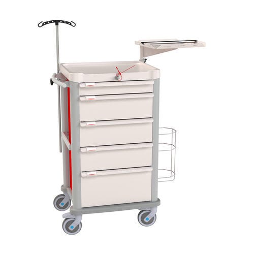 Notfallwagen - Eolis® COMPACT - VILLARD MÉDICAL - für Kliniken / für Defibrillator / für Transport