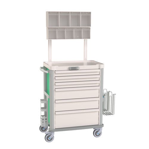 Wagen für Anästhesie - Eolis® - VILLARD MÉDICAL - für Transport / Abfall / Lager