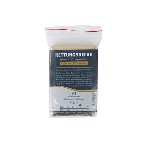 Wärmedecke - MED1000132	 - Medesign - für Rettungsmanöver / Aluminium