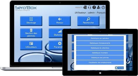 Software für Blutbanken - Sero’Box - AccsA'tech - Management / Rückverfolgbarkeit