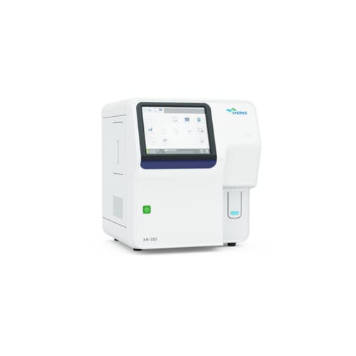 Automatischer Hämatologie-Analysator - XN-350 - Sysmex Europe - kompakt / mit 5-teiliger Differenzierung / durch fluoreszierende Fluss-Zytometrie