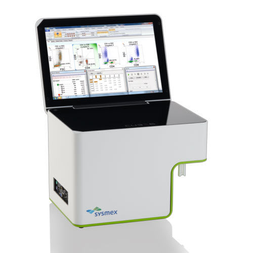 Automatischer Zytometer - CyFlow® Cube 6 - Sysmex Europe - Tisch / kompakt / für Blutzellen