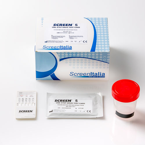 Schnelltest für Drogenscreening - SC-0104-25 - SCREEN ITALIA - Metaboliten im Urin / Kokain / für Methamphetamin