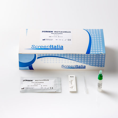 Schnelltest für Qualitätskontrolle - SC-0692-25 - SCREEN ITALIA - Rotaviren / Exkremente / immunochromatographisch