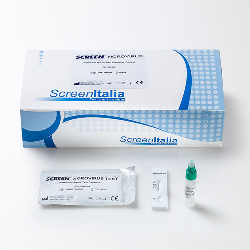 Schnelltest für Qualitätskontrolle - SC-0678-25 - SCREEN ITALIA - Norovirus / Exkremente / immunochromatographisch