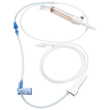 Infusionsset mit Y-Verbinder - Alaris™ LVP SS - BD - mit Filter zur Vorbeugung von Partikel-Kontaminationen / mit Absperrhahn / mit hämostatischem Ventil