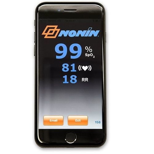IOS-Applikation / für Pulsoximeter - NoninConnect™  - Nonin - Monitoring / Telemonitoring / iOS