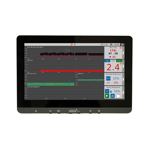 Tischgerät-Patientenmonitor - LiDCO™ - Masimo - Blutdruckmessung / Sauerstoff / Herzleistung