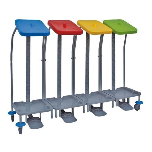 Sackhalterwagen für dreckige Wäsche - LINEN 24 - IPC - für Kliniken / Transport / 4 Säcke