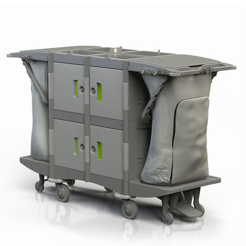 Medizinischer Wagen - BRIX COLLECTION - IPC - Reinigung / mit Tür / 2 Säcke
