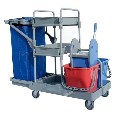 Medizinischer Wagen - STARACE 102 - IPC - Reinigung / 2 Ebenen / mit Eimer