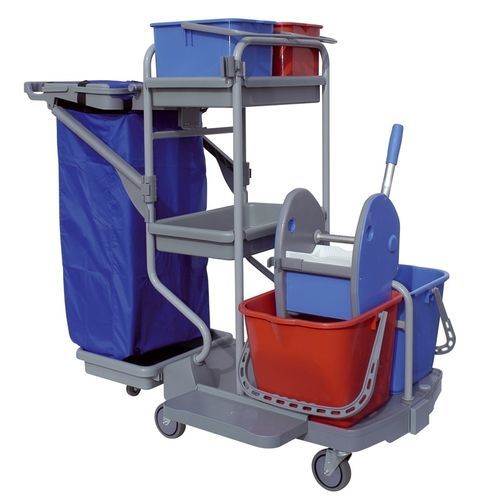 Medizinischer Wagen - STARACE 111 - IPC - Reinigung / mit Platte / mit Eimer