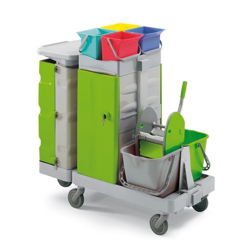 Medizinischer Wagen - ANTARES SECURITY A - IPC - Reinigung / Abfalleimer / mit Eimer