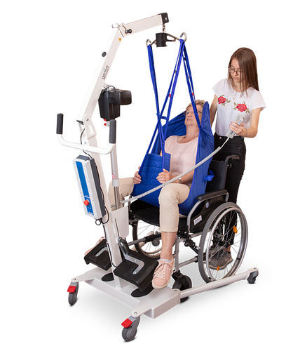 Elektrischer Patientenlifter - genius - aacurat GmbH - auf Rollen / Hub