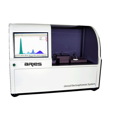 Elektrophoresesystem auf Celluloseacetat - ARies - P.S. ELETTRONICA SRL - für Veterinärmedizin / automatisch / Tisch
