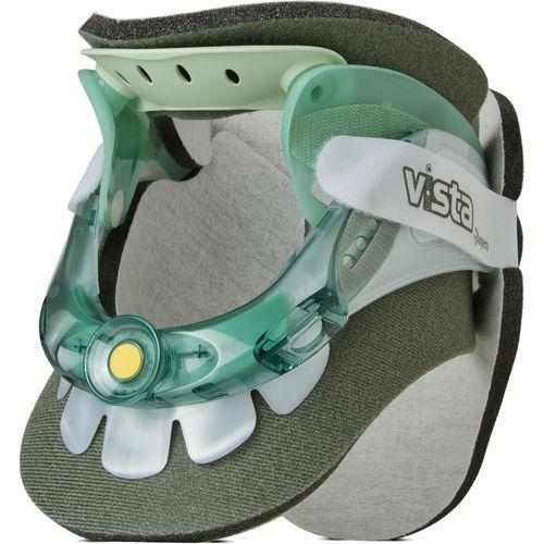 Biegesteif-Zervikalstütze - Vista®  - Breg - C4 / mit Kinnstütze / mit Tracheotomie