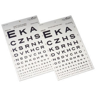 Sehprobentafel - 116-855 - AMG Medical 