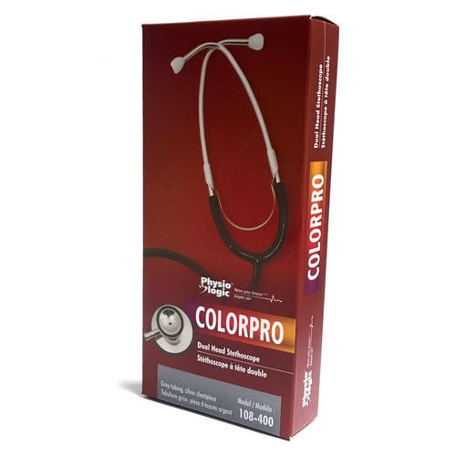 Doppelkopf-Stethoskop - Color Pro - AMG Medical  - Aluminium / verchromter Messing