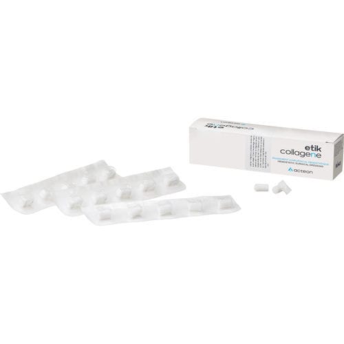Intraorales Polsterbinde - Etik Collagene - ACTEON GROUP - steril / zur Heilung / hämostatisch