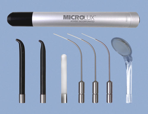 Zahnspiegel - Microlux  - AdDent, Inc.   - Handgerät / autoklavierbar / mit Licht
