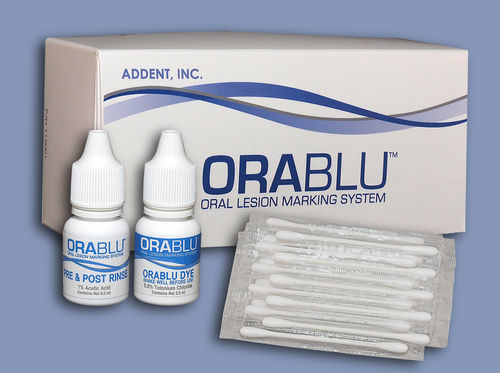 Testkit für Bukkaluntersuchung - OraBlu - AdDent, Inc.  