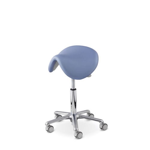Dentalhocker - HARLEY - Airel-Quetin - höhenverstellbar / auf Rollen / sattelförmig
