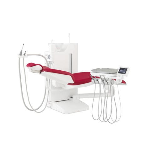 Dentale Behandlungseinheit / mit Stuhl - K2 CHIR - Airel-Quetin - mit flexiblem Kopfstück / mit Intraoralkamera / mit Instrumententräger