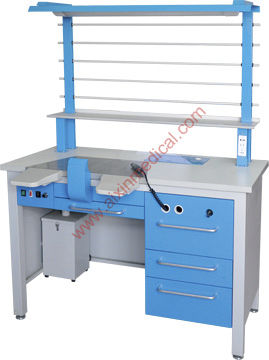 Arbeitsplatz für Dentallabors / mit Licht - AX-JT4 - Aixin Medical Equipment Co.,Ltd   - mit Haube / automatisch