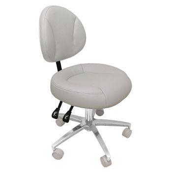 Dentalhocker - AJAX03 - Ajax Medical Equipment - höhenverstellbar / mit verstellbarer Rückenlehne