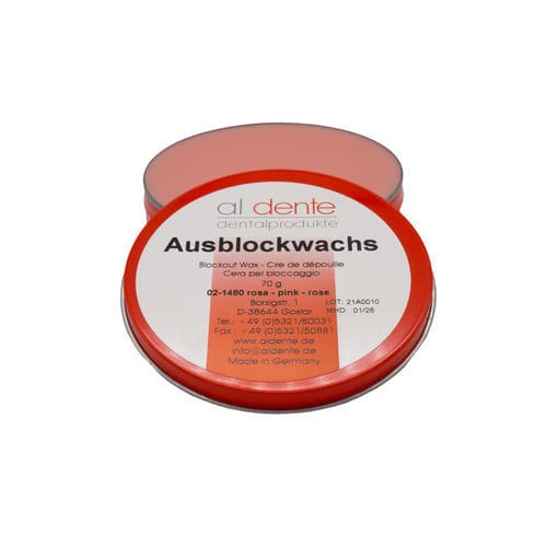 Zahnmedizinisches Material / Wachs - 02-1480 - al dente Dentalprodukte GmbH   - Gieß / zur Modellierung