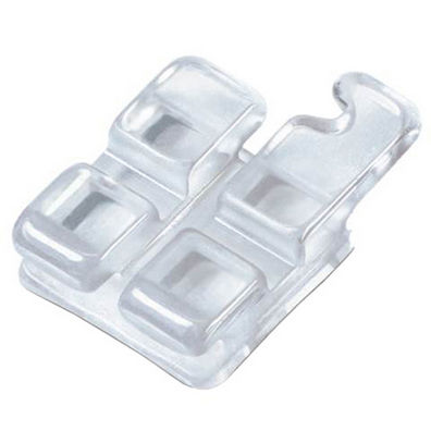 Orthodontie Bracket / ästhetisch - NeoCrystal Plus™ - Henry Schein Orthodontics - Keramik / transparent / monokristallin