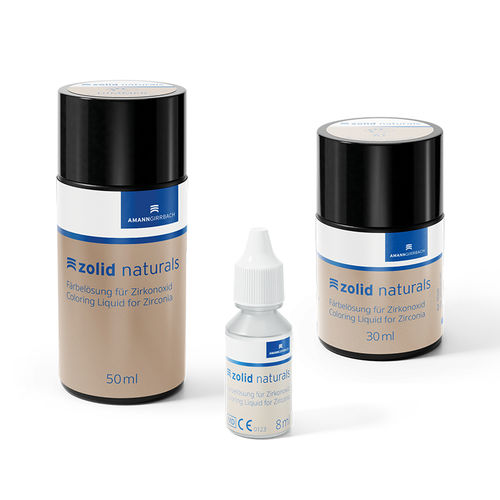 Zahnmedizinisches Material / Harz - Zolid Naturals - Amann Girrbach - zur Zahnfärbung / flüssig / mehrfarbig