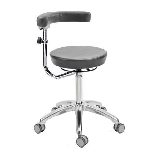 Dentalhocker - Td-600 - ANCAR - höhenverstellbar / auf Rollen / mit Rückenlehne