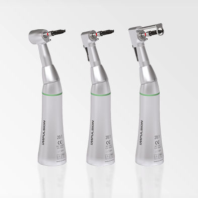Winkelstück für Dentalimplantologie - Impulsion® - ANTHOGYR   - für Zahnchirurgie / Untersetzung / Ultraminiatur