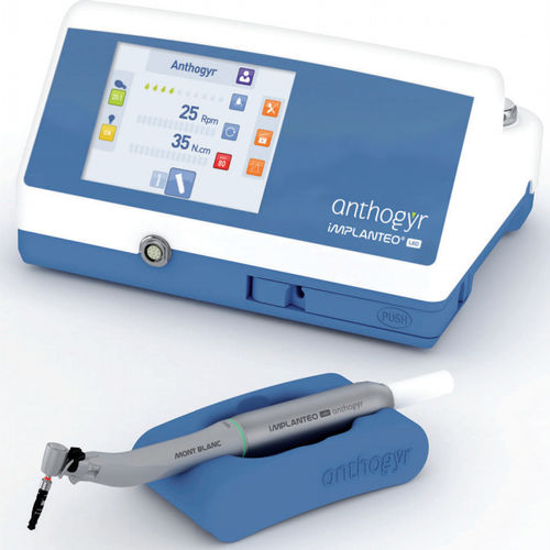 Kontrolleinheit für Mikromotor / für Zahnchirurgie - Implanteo® LED - ANTHOGYR   - für Dentalimplantologie / elektrisch / Tisch