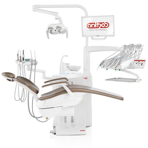 Dentaleinheit mit elektrisch bedientem Stuhl - C9 - Anthos   - kompakt / mit flexiblem Kopfstück / mit Hygienesystem