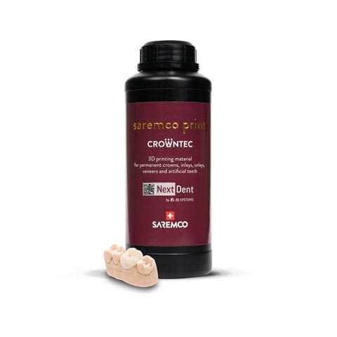 Zahnmedizinisches Material / Harz - CROWNTEC - 3D Systems - Verbundwerkstoff / zur Dentalrestaurierung / biokompatibel