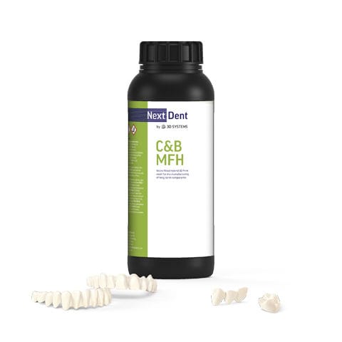 Zahnmedizinisches Material / Hybridkomposit - C&B MFH - 3D Systems - für Dentalkronen / für Zahnbrücken / lichtdurchlässig