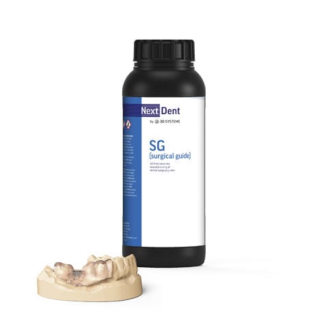 Zahnmedizinisches Material / Harz - SG - 3D Systems - für 3D-Druck / lichtdurchlässig / transparent