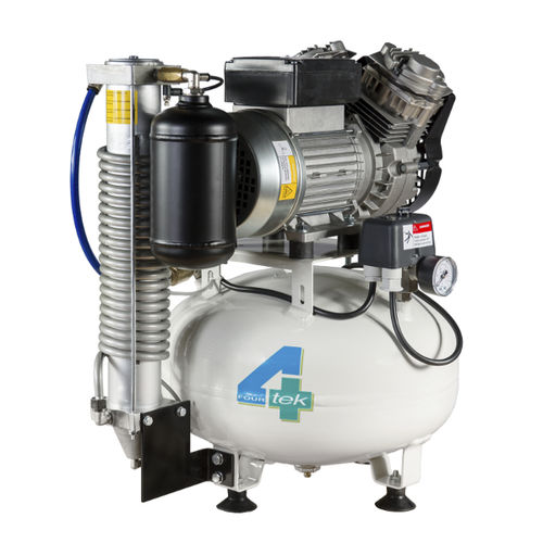 Medizinischer Kompressor - MIR130 - 4TEK SRL   - für Zahnmedizin / Kolben / 2 Arbeitsplätze
