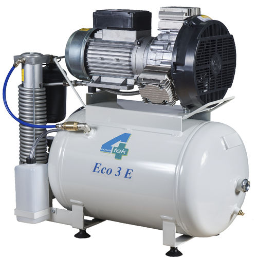 Kompressor für Zahnmedizin - ECO3 - 4TEK SRL   - medizinisch / Kolben / 3 Arbeitsplätze